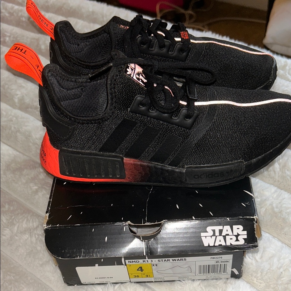 Adidas Kids Star Wars NMD R1 Sneakers - Black and Red